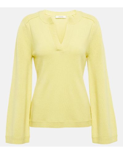 Dorothee Schumacher Smooth Silhouettes Virgin Wool Sweater - Yellow