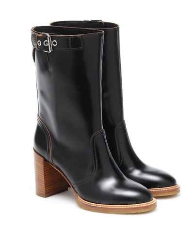 Gabriela Hearst Garrett Leather Boots - Black