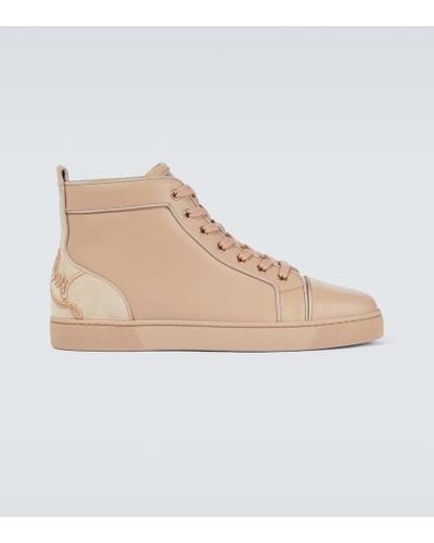 Christian Louboutin Fun Louis Sneakers - Natural