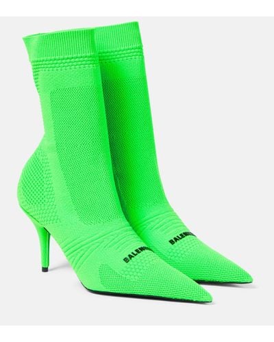 Balenciaga Knife 2.0 Sock Boots - Green