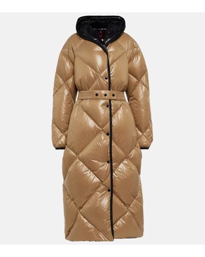Moncler Cotonniere Quilted Down Coat - Natural