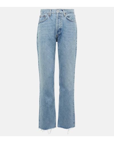 Agolde Lana Mid-rise Jeans - Blue