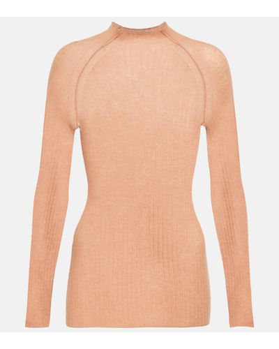 Wolford Mock Neck Wool Top - Multicolour