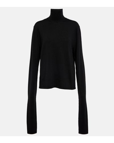 The Row Pull Carlus en laine - Noir