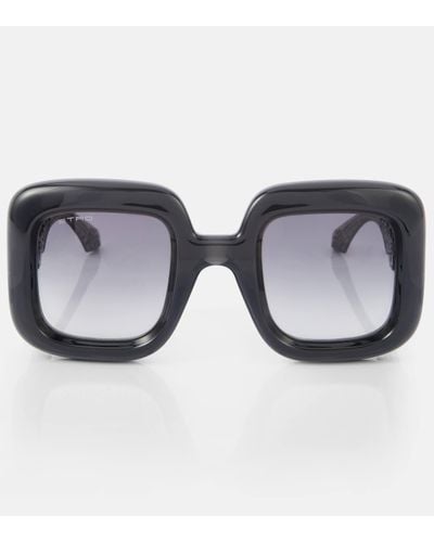 Etro Paisley Oversized Sunglasses - Black