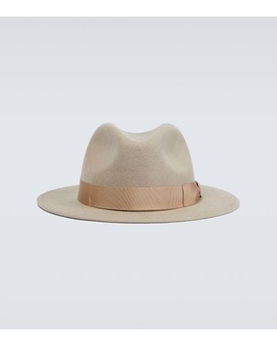 Borsalino Macho Felt Panama Hat - Multicolour