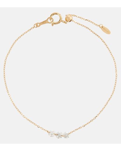 PERSÉE Danae 18kt Gold Bracelet With Diamonds - Metallic