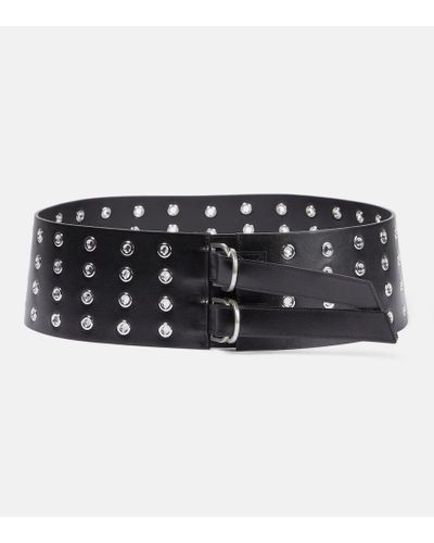 Blumarine Leather Belt - Black