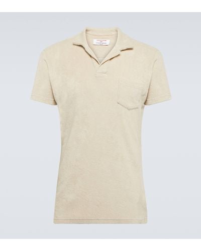 Orlebar Brown 007 Cotton Terry Polo Shirt - Natural