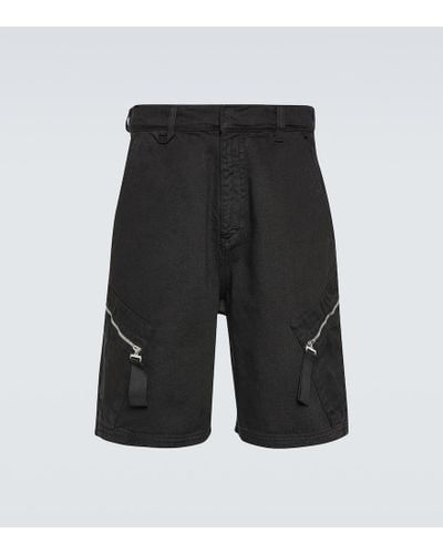 Jacquemus Le Short Marrone Cotton Cargo Shorts - Black