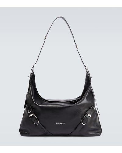 Givenchy Messenger Bag Voyou Large aus Leder - Schwarz