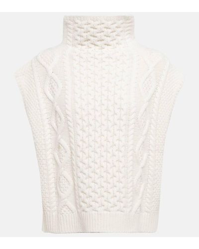 Polo Ralph Lauren Pullover aus Wolle und Kaschmir - Weiß