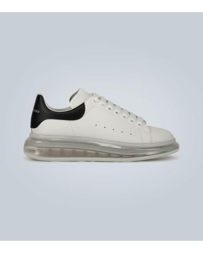 Alexander McQueen Sneakers aus Leder - Mettallic