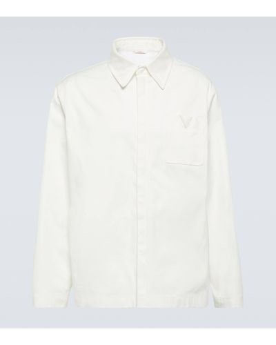 Valentino Cotton Canvas Jacket - White