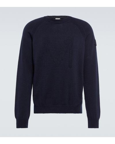 Moncler Pullover aus Baumwolle - Blau