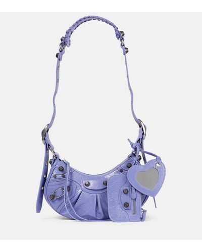 Balenciaga Le Cagole Xs Shoulder Bag In Lilac - Purple