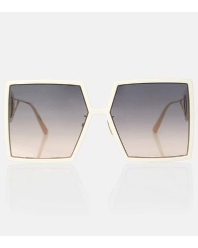 Dior Eckige Sonnenbrille 30Montaigne SU - Grau