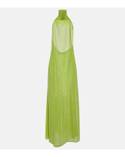 Oséree Lumiere Maxi Dress - Green