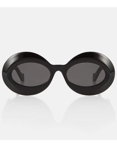 Loewe Ovale Sonnenbrille Anagram - Braun