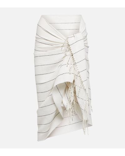 Totême Linen And Cotton Beach Cover-up - White