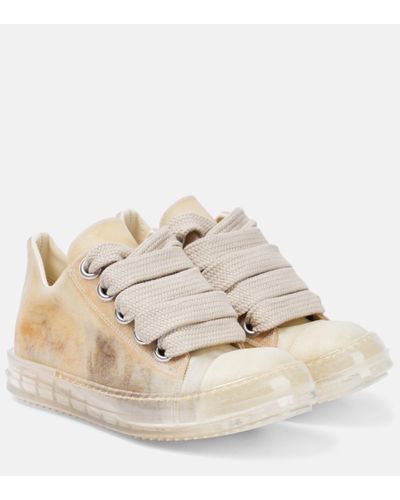 Rick Owens Leather Sneakers - Multicolor