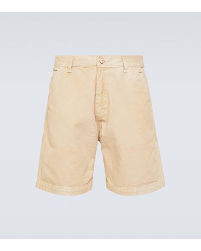 NOTSONORMAL Cotton Bermuda Shorts - Natural