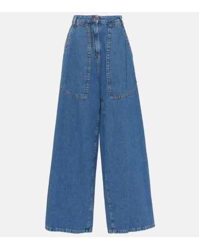 Etro High-rise Wide-leg Jeans - Blue