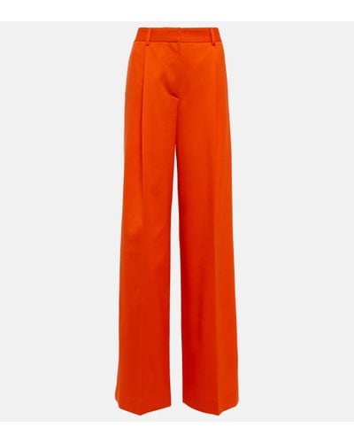 Altuzarra Dale High-rise Wool Trousers - Orange