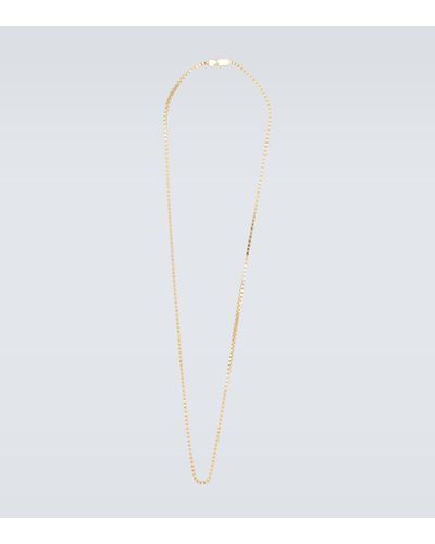 Tom Wood Square Gold-plated Chain - White