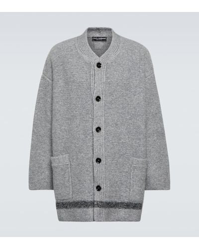 Dolce & Gabbana Cardigan oversized - Gris