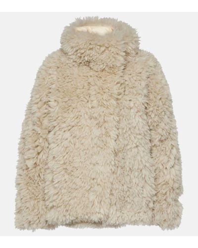 Goldbergh Jacke Woolly aus Faux Fur - Natur