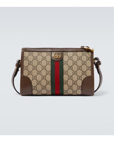 Gucci Ophidia GG Canvas Messenger Bag - Brown