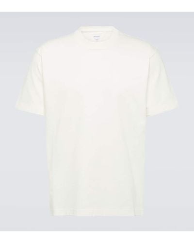 Bottega Veneta Besticktes T-Shirt aus Baumwolle - Weiß