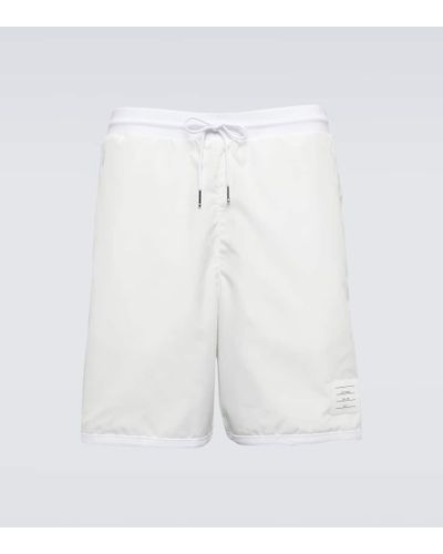 Thom Browne Ripstop Shorts - White