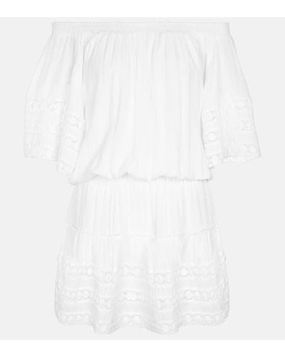 Melissa Odabash Michelle Off-shoulder Minidress - White