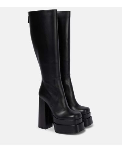 Versace Stivali con tacco alto - Nero