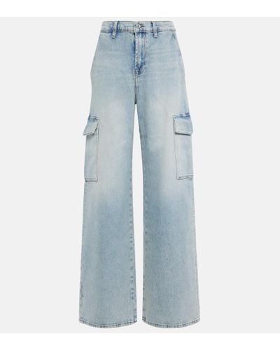 7 For All Mankind Cargo-Jeans Scout - Blau