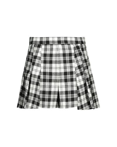 RED Valentino Karierte Shorts aus Schurwolle - Mehrfarbig