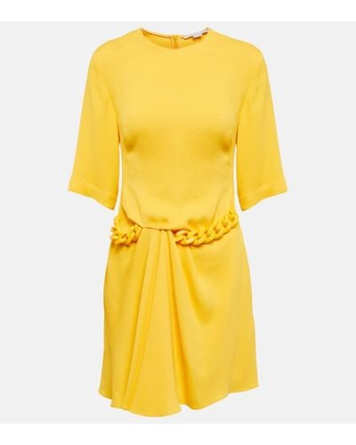 Stella McCartney Chain-embellished Minidress - Yellow