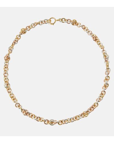 Spinelli Kilcollin Collar de cadena Serpens de oro amarillo y rosa de 18 ct y plata de ley - Metálico