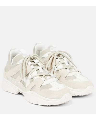 Isabel Marant Kindsay Leather Sneakers - White