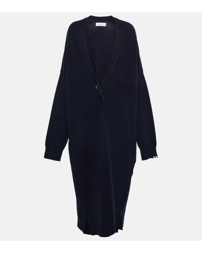 Extreme Cashmere Cardigan N°61 Koto aus einem Kaschmirgemisch - Blau