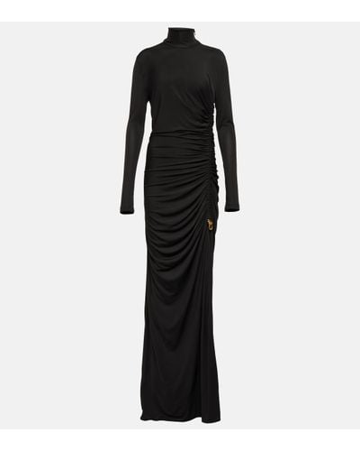 Bottega Veneta Jersey Maxi Dress - Black