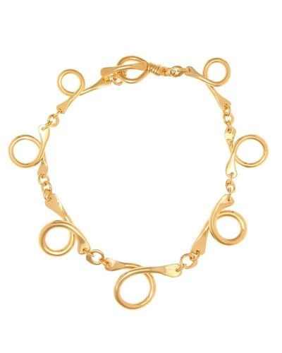 Tohum Design Halskette Dunya Praia, 24kt vergoldet - Mettallic