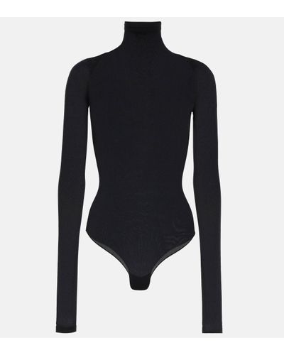 Alaïa Turtleneck Bodysuit - Black