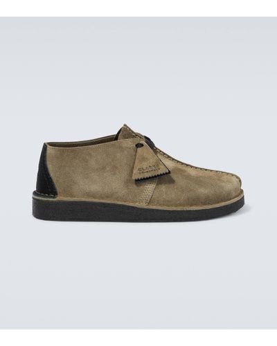 Clarks Desert Treck Suede Shoes - Brown