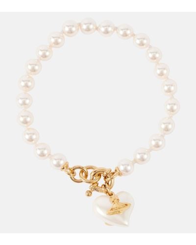 Vivienne Westwood Sheryl Faux Pearl Gold-plated Bracelet - Metallic