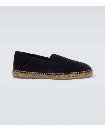 Tom Ford Barnes Suede Espadrilles - Blue