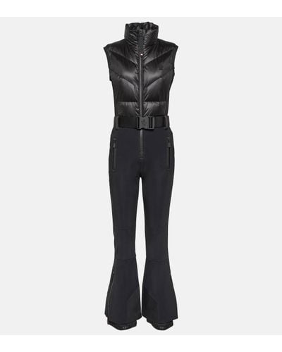 3 MONCLER GRENOBLE Quilted Down Ski Suit - Black