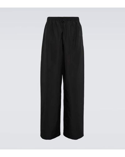 Balenciaga Pantalones anchos tecnicos - Negro